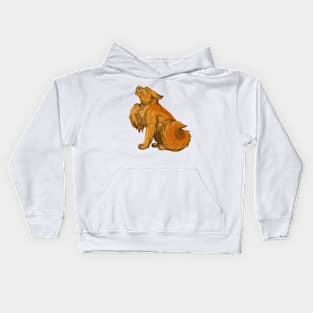 Ginger Longhair Kids Hoodie